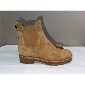 NWOT Cole Haan Greenwich Chelsea Tan Brown Suede Womens 7 Waterproof Ankle Boots